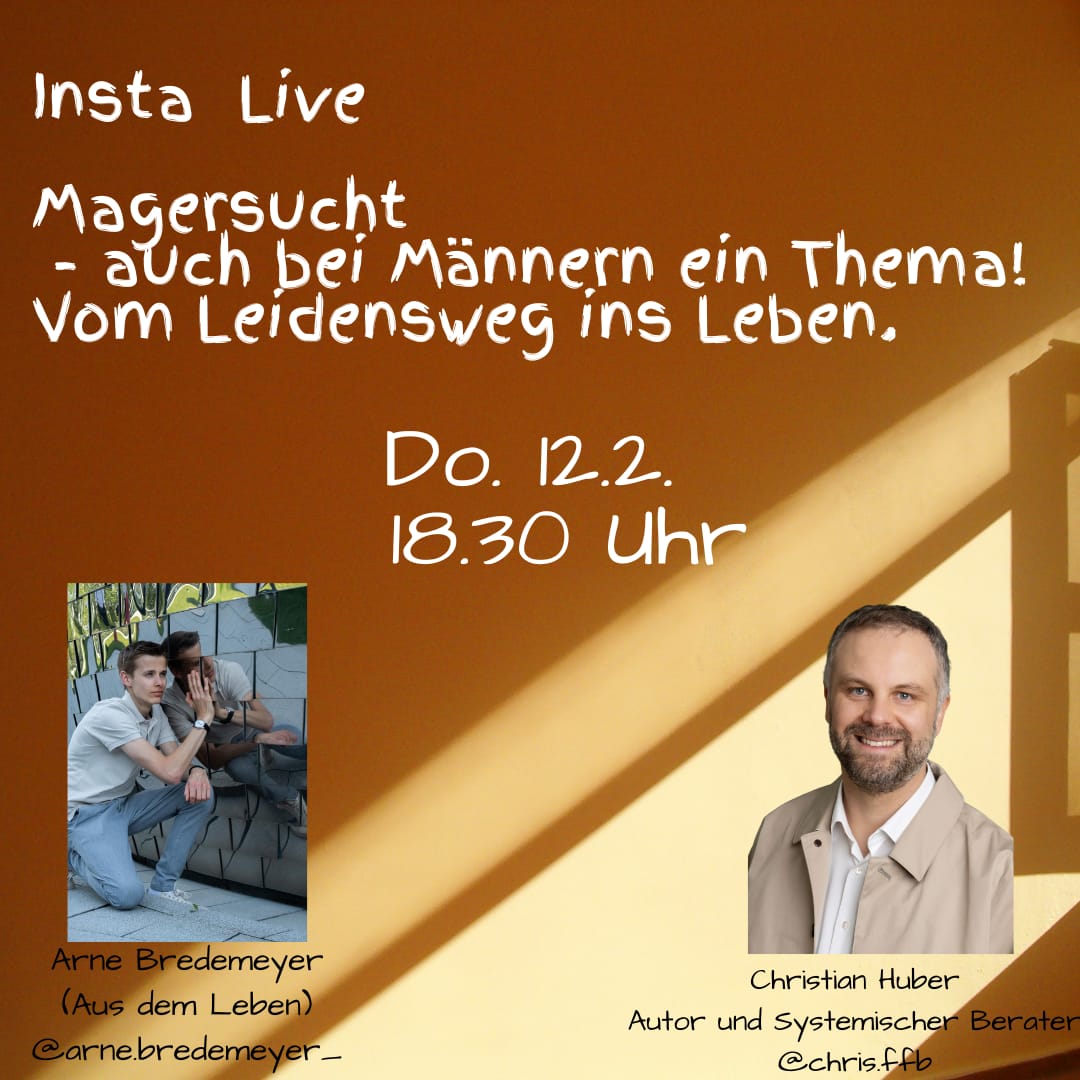 Magersucht, ein Thema auch unter Männern